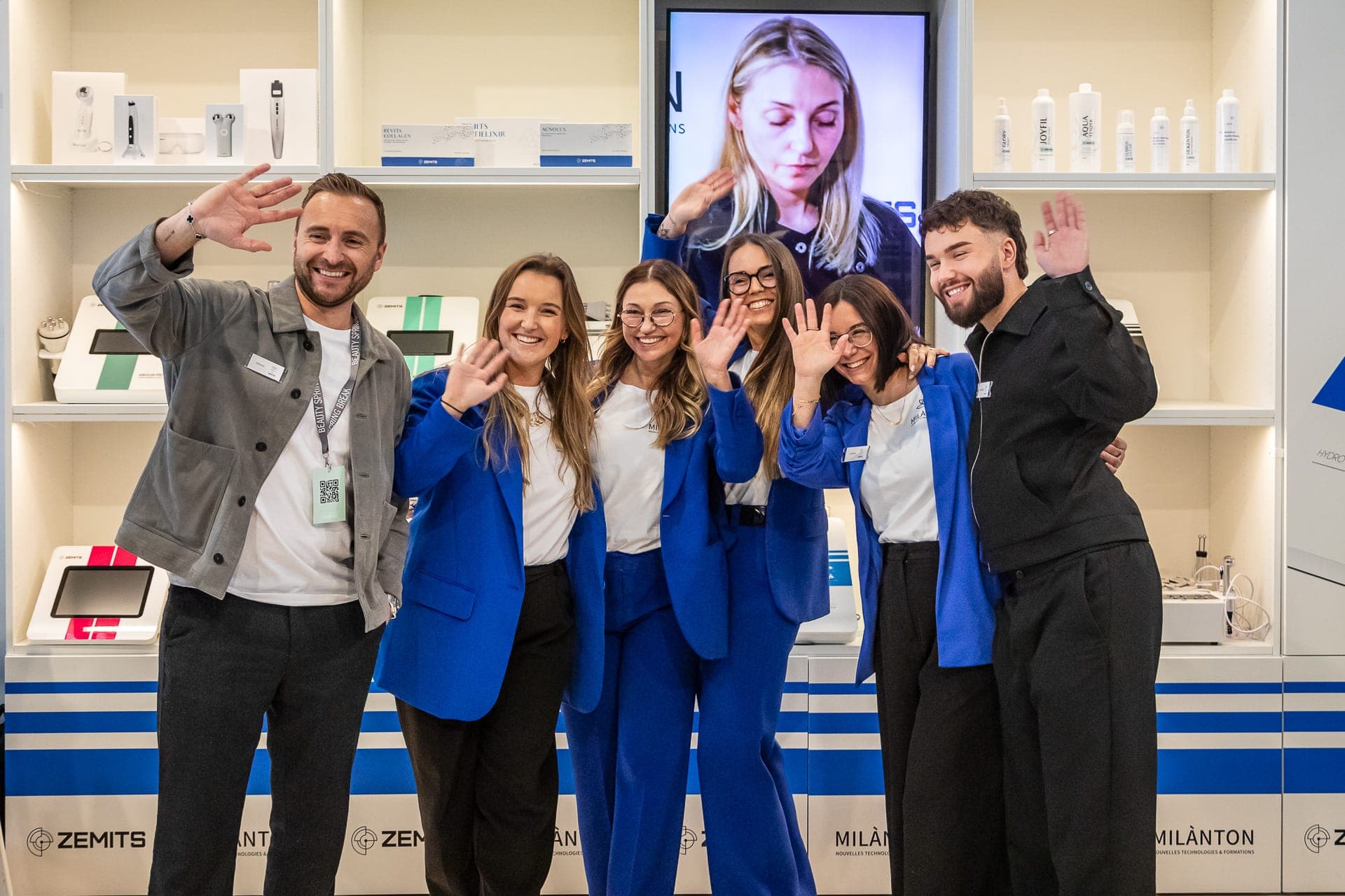 Stand Milànton lors d'un salon esthétique professionnel