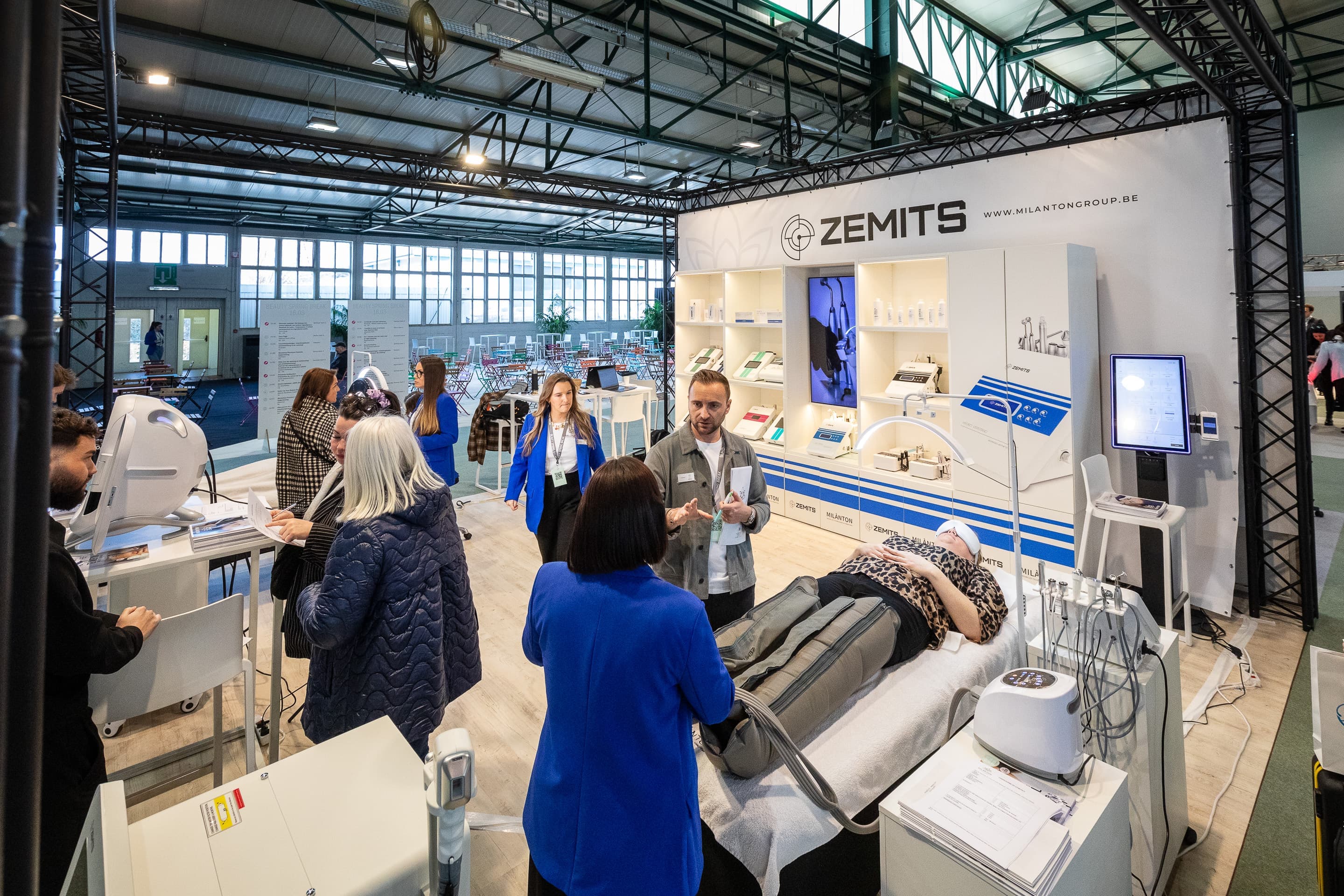 Soin visage avec appareil Zemits en live