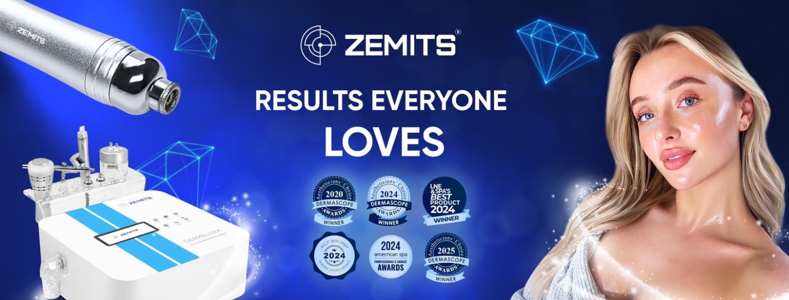 ZEMITS - Results Everyone Loves - Prix Dermascope, American Spa et LNE Best Product